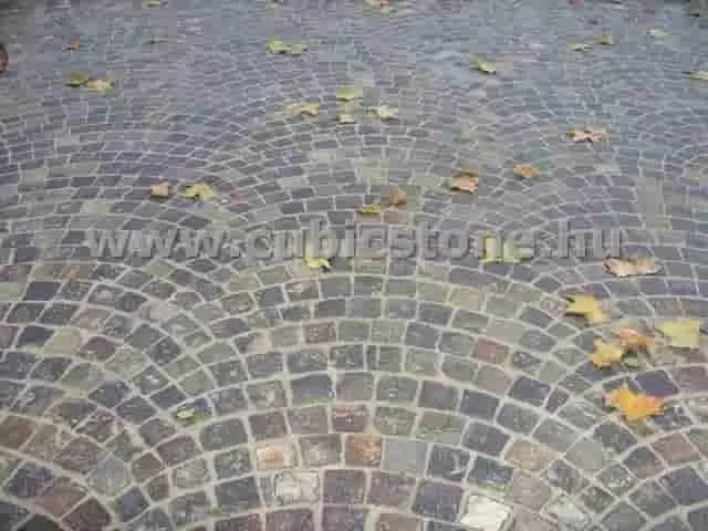 andezit kockakő, Rompox műgyanta fugáva