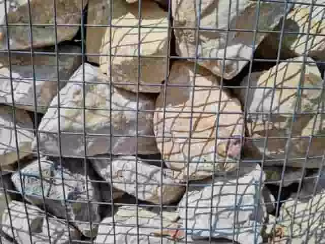 bézs mészkő gabion kő bézs mészkő gabion kő