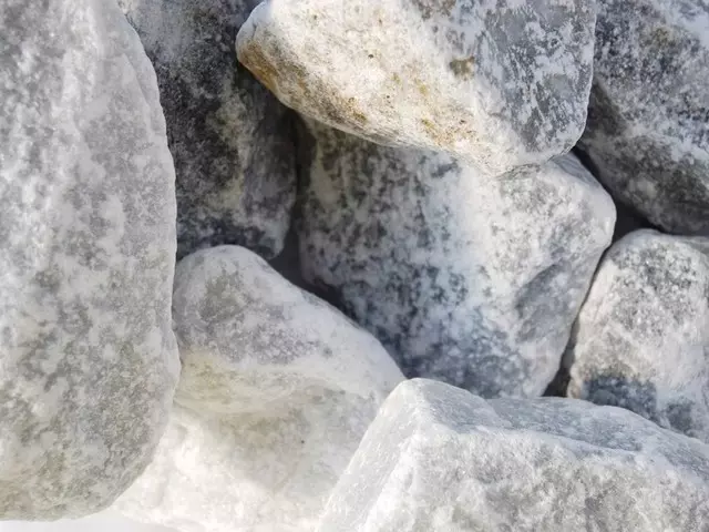 felhő-fehér márvány gabion kő